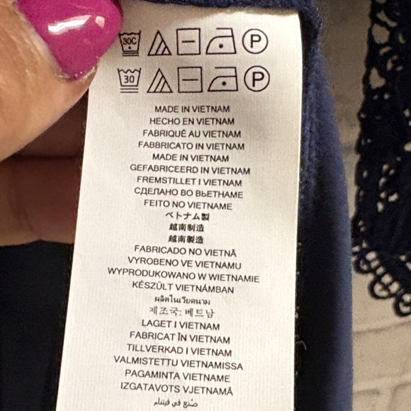 Michael Kors brand polyester hippy lace long sleeve Womens dress Sz small - Picture 12 of 15